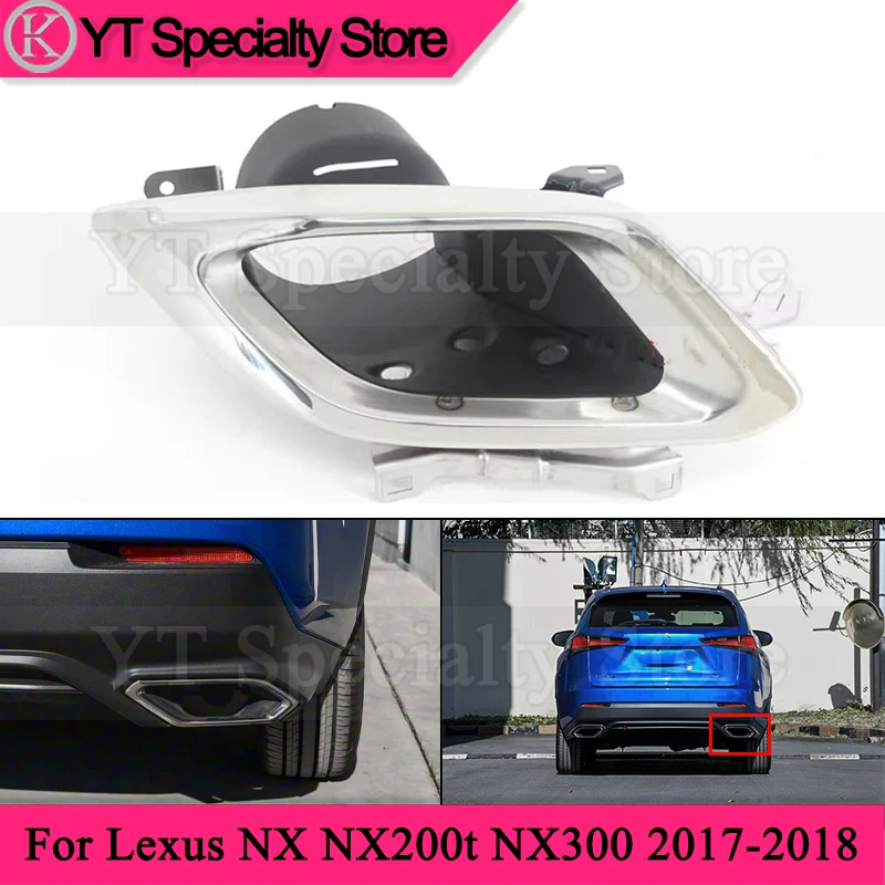 Kamshing автомобильный задний глушитель, крышка выхлопной трубы, накладка для Lexus NX NX200t NX300 2017-2018, рамка отделки хвостового горла
Kamshing автомобильный задний глушитель, крышка выхлопной трубы, накладка для Lexus NX NX200t NX300 2017-2018, рамка отделки хвостового горла