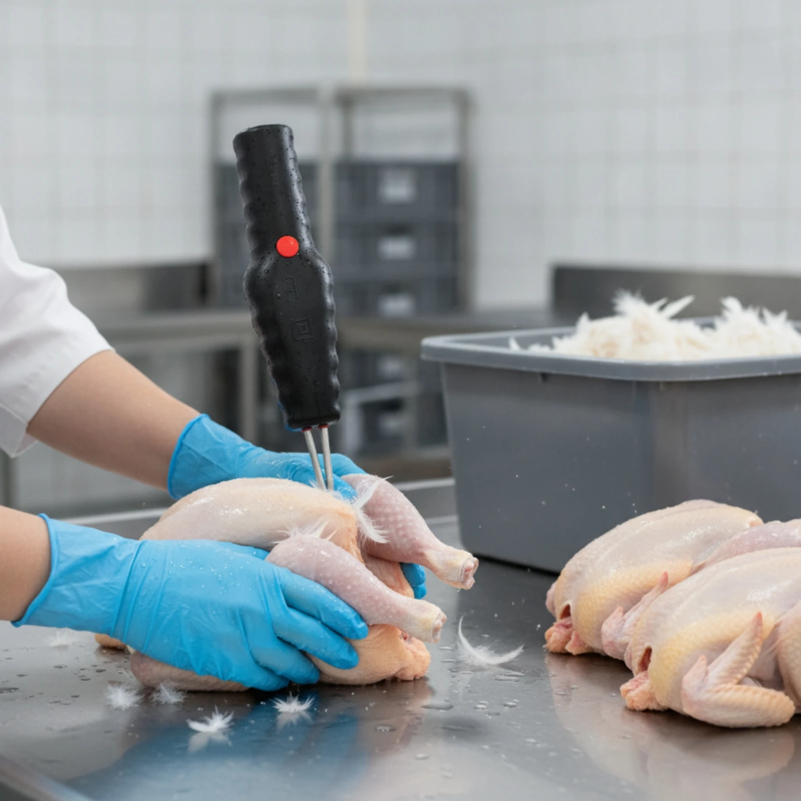 Cordless Fowl Defeathering Tool Battery-Operated Electric Feather Remover Automatic Waterfowl Plucking Machine Powerful Engine
Cordless Fowl Defeathering Tool Battery-Operated Electric Feather Remover Automatic Waterfowl Plucking Machine Powerful Engine