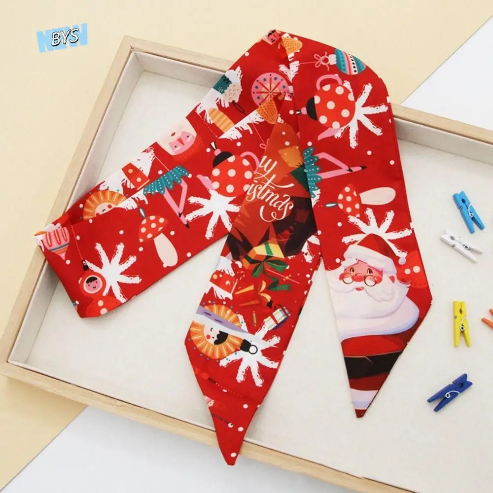 Printed Long Scarf Bow Collocation Clothing Accessories Female Printed Scarf Christmas Hair Band Long Silk Scarf Hair Ribbon
Printed Long Scarf Bow Collocation Clothing Accessories Female Printed Scarf Christmas Hair Band Long Silk Scarf Hair Ribbon