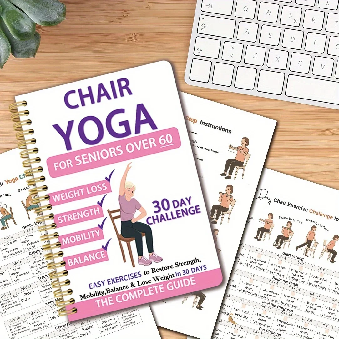 Chair Yoga Guide for Weight Loss Muscle Strengthening & Flexibility Beginner-Friendly for Seniors Adults Ultimate At-Home Guide
Chair Yoga Guide for Weight Loss Muscle Strengthening & Flexibility Beginner-Friendly for Seniors Adults Ultimate At-Home Guide