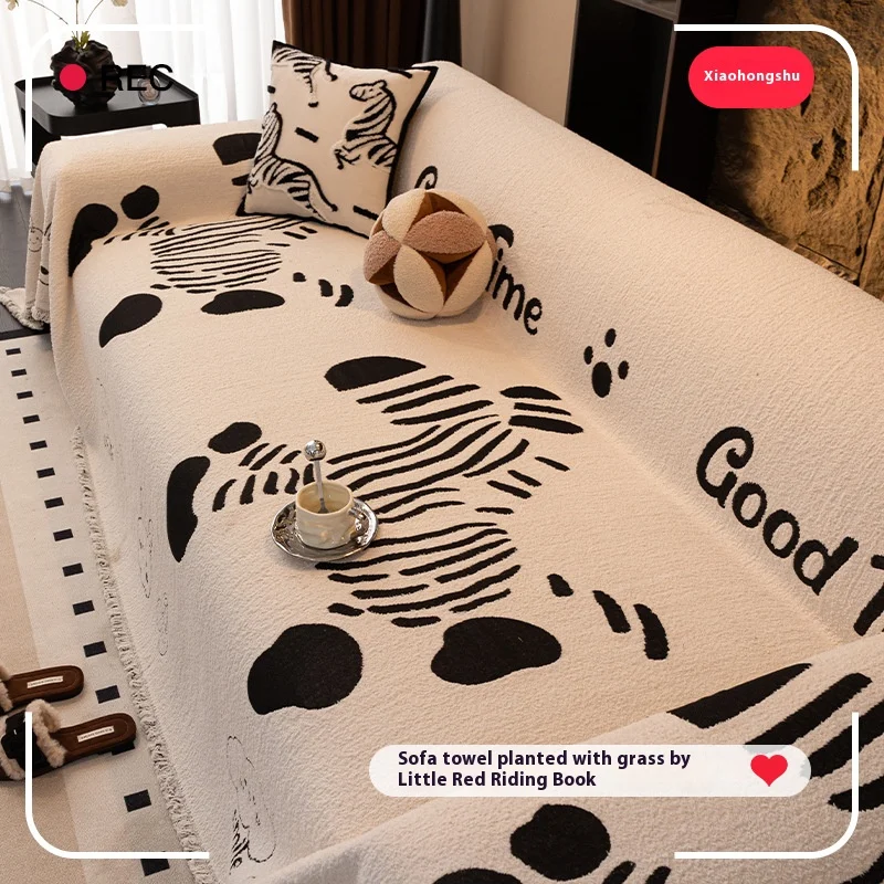 Chenille Zebra Print Sofa Cover Reversible Non-Slip 2/3/4 Seater Couch Protector Living Room Stretchable Solid Color
Chenille Zebra Print Sofa Cover Reversible Non-Slip 2/3/4 Seater Couch Protector Living Room Stretchable Solid Color