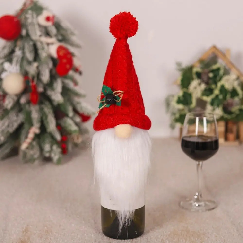 2pcs Cartoon Christmas Gift Wine Bottle Cover Reusable Exquisite Rudolf Faceless Bottle Bag Knitted Champagne Bottle Cover
2pcs Cartoon Christmas Gift Wine Bottle Cover Reusable Exquisite Rudolf Faceless Bottle Bag Knitted Champagne Bottle Cover