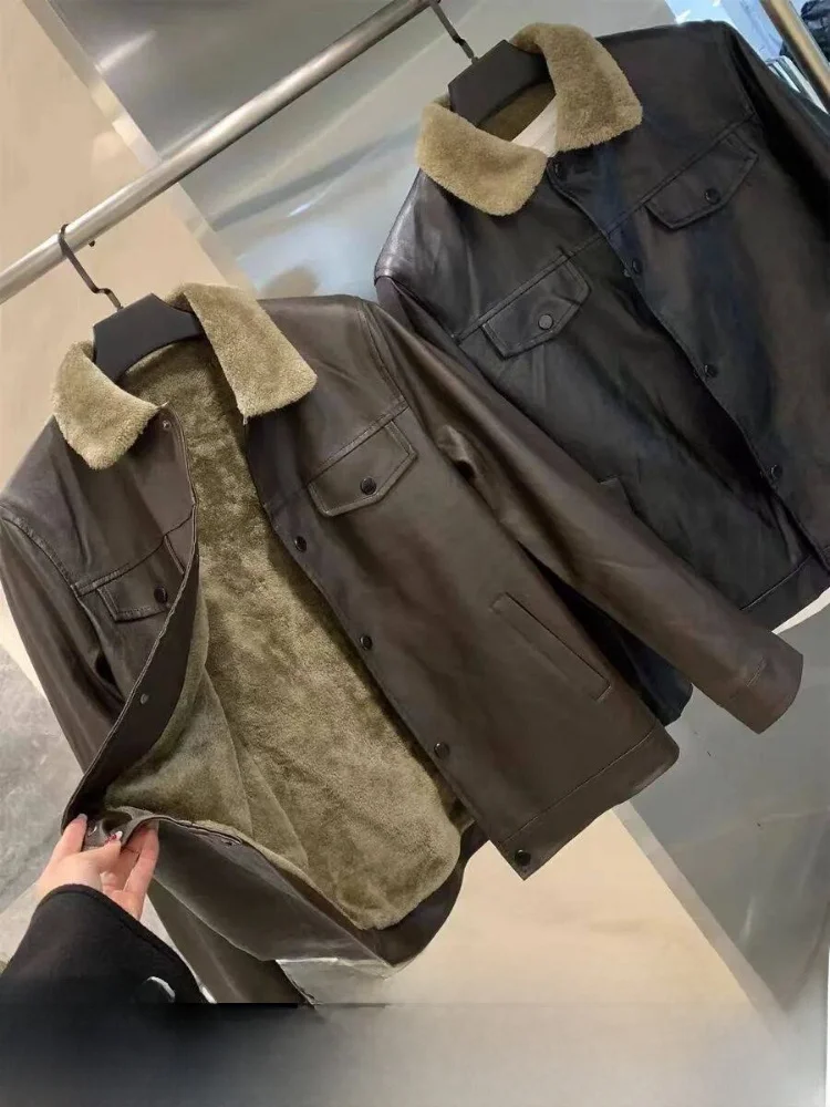 Thiened байкерская куртка из искусственной кожи, мужское зимнее теплое повседневное пальто из мягкой кожи с талией, длинное молодежное пальто-стойка
Thiened байкерская куртка из искусственной кожи, мужское зимнее теплое повседневное пальто из мягкой кожи с талией, длинное молодежное пальто-стойка