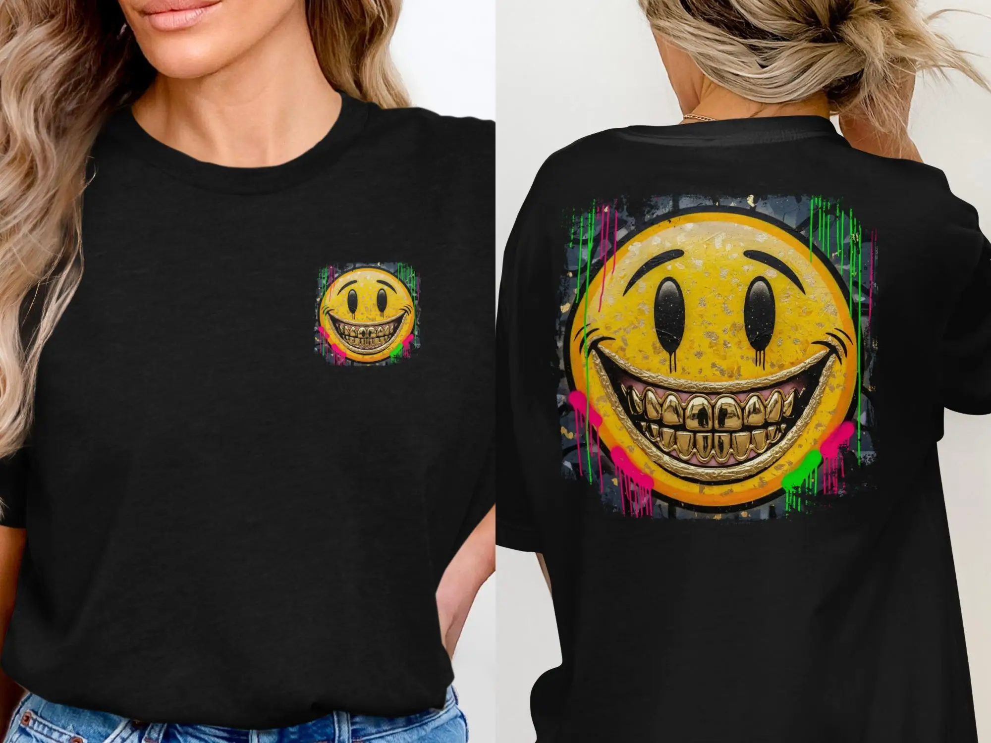 Женская футболка больших размеров из чистого хлопка с короткими рукавами и графическим дизайном с улыбающимся лицом, уникальная футболка с рисунком, крутая уличная рубашка
Женская футболка больших размеров из чистого хлопка с короткими рукавами и графическим дизайном с улыбающимся лицом, уникальная футболка с рисунком, крутая уличная рубашка