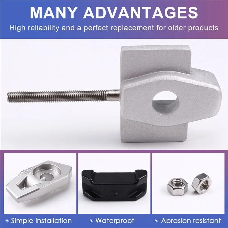 Car Chain Tension Adjuster Baffle Screw Rear Pull Adjustment Block For CFMOTO 450SR Cf400-6-AD39 
Car Chain Tension Adjuster Baffle Screw Rear Pull Adjustment Block For CFMOTO 450SR Cf400-6-AD39