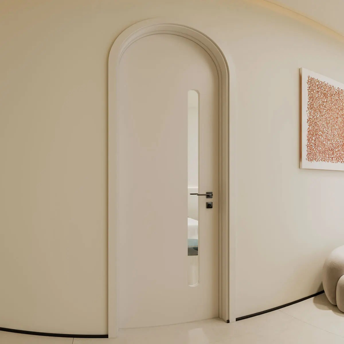 Customization Modern Single Arched Solid Wood Door, Creamy Vintage French-style Door For Villas, Apartments, And Hotel Interiors
Customization Modern Single Arched Solid Wood Door, Creamy Vintage French-style Door For Villas, Apartments, And Hotel Interiors
