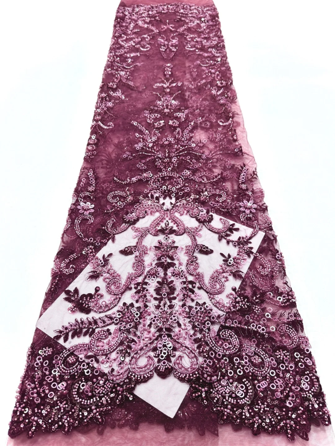 Elegant Lace Fabric 2026 High Quality French Sequins Embroidery Lace Beads Tulle Lace Fabric For Party Wedding Dresses 5 yards
Elegant Lace Fabric 2026 High Quality French Sequins Embroidery Lace Beads Tulle Lace Fabric For Party Wedding Dresses 5 yards