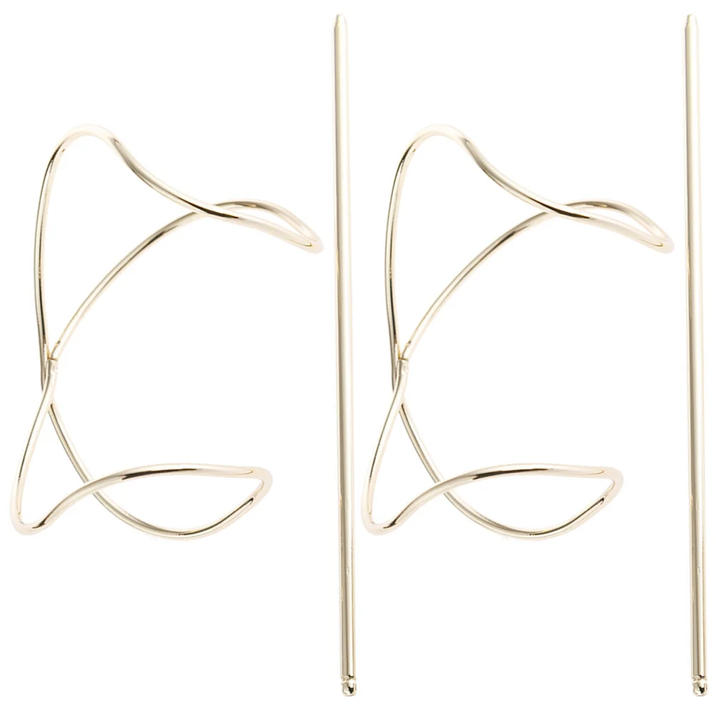 2 Pcs Metal Hairpin Vintage Gold Cuffs Bun Clips for Women Hair Accessories Stylish Hair Sticks Secure Hairstyle
2 Pcs Metal Hairpin Vintage Gold Cuffs Bun Clips for Women Hair Accessories Stylish Hair Sticks Secure Hairstyle