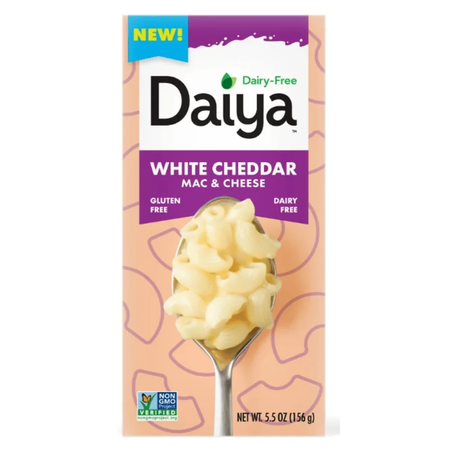 Daiya без молочных продуктов, без глютена, белый сыр Cheddar Mac, веганский, 5,5 унции, устойчивая полка
Daiya без молочных продуктов, без глютена, белый сыр Cheddar Mac, веганский, 5,5 унции, устойчивая полка