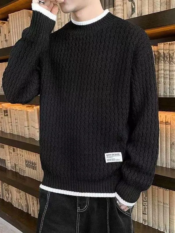 Мужской свитер Hanrted Thiened, зимняя верхняя одежда, вязаная модная новая модель, удобное мягкое пальто-камер
Мужской свитер Hanrted Thiened, зимняя верхняя одежда, вязаная модная новая модель, удобное мягкое пальто-камер