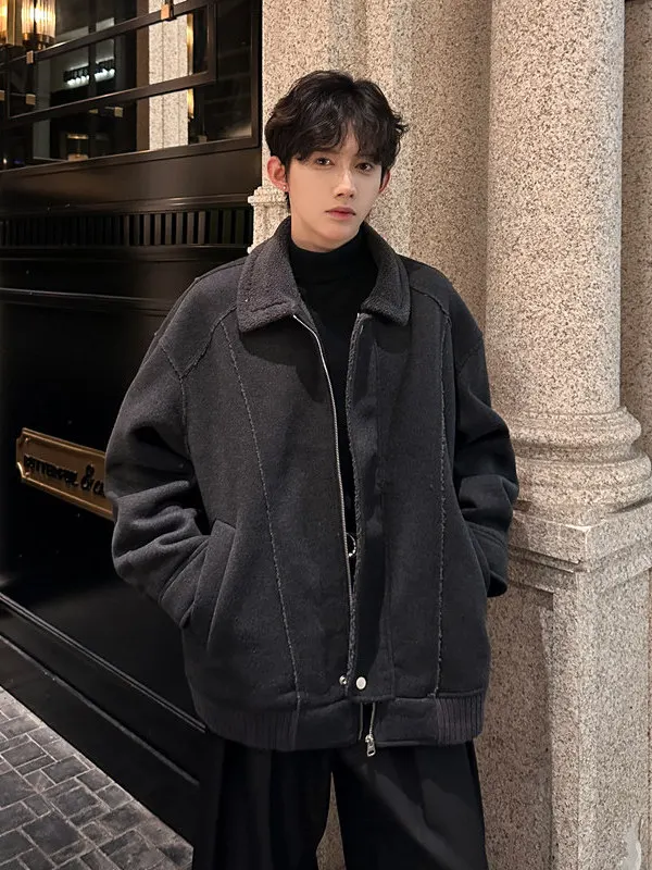 TANGZ STUDIO Men's Thiened Retro Collar Fur Leather Inteated Winter Coat Warm Stand Fit Long Sve Zipper Closure Cotton
TANGZ STUDIO Men's Thiened Retro Collar Fur Leather Inteated Winter Coat Warm Stand Fit Long Sve Zipper Closure Cotton