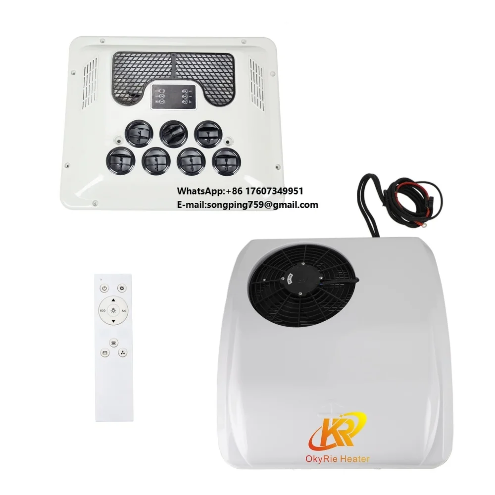 Okyrie Ac Electric Heating and Cooling 12v 24v Car Vehicle Truck Van Cabin Rooftop Rv Tractor air Conditioner for Forklift
Okyrie Ac Electric Heating and Cooling 12v 24v Car Vehicle Truck Van Cabin Rooftop Rv Tractor air Conditioner for Forklift