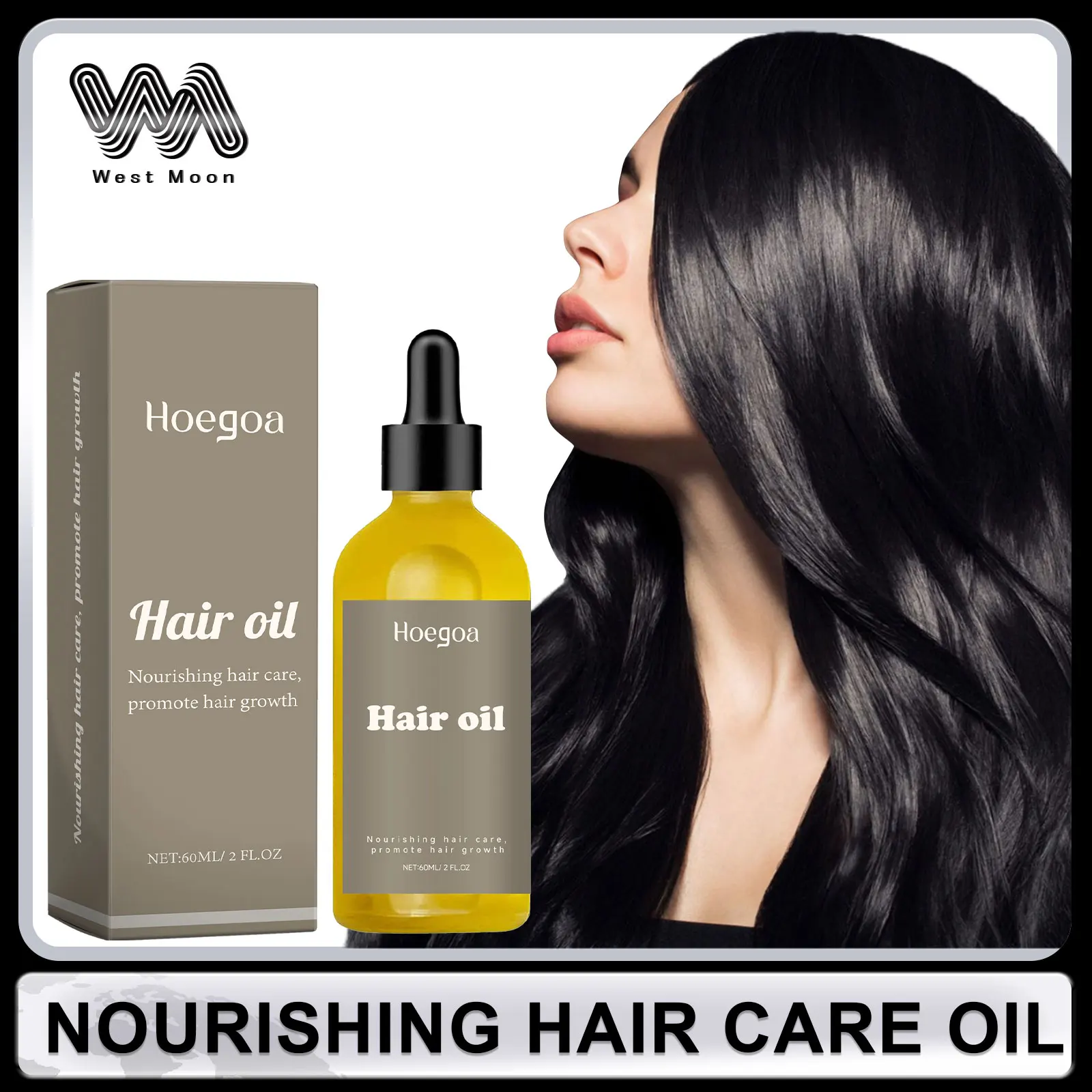 HOEGOA Hair Growth Oil Prevent Hair Loss Repair Damaged Hair Strengthen Roots Anti Frizz Nourish Soft Smooth Hair Care Products
HOEGOA Hair Growth Oil Prevent Hair Loss Repair Damaged Hair Strengthen Roots Anti Frizz Nourish Soft Smooth Hair Care Products