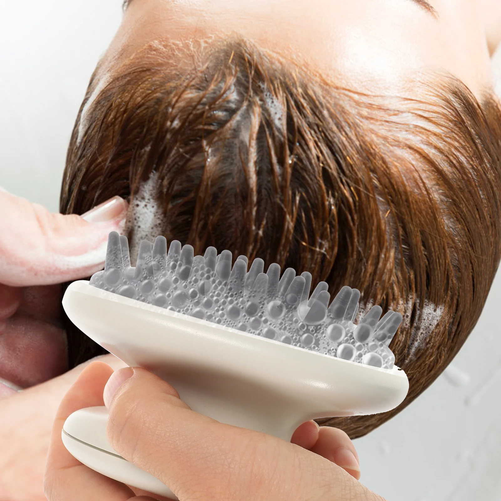 Shampoo Brush Scalp Massager Plastic Rubber Hair Washing Exfoliator Teen Girls Man D ruff Treatment
Shampoo Brush Scalp Massager Plastic Rubber Hair Washing Exfoliator Teen Girls Man D ruff Treatment