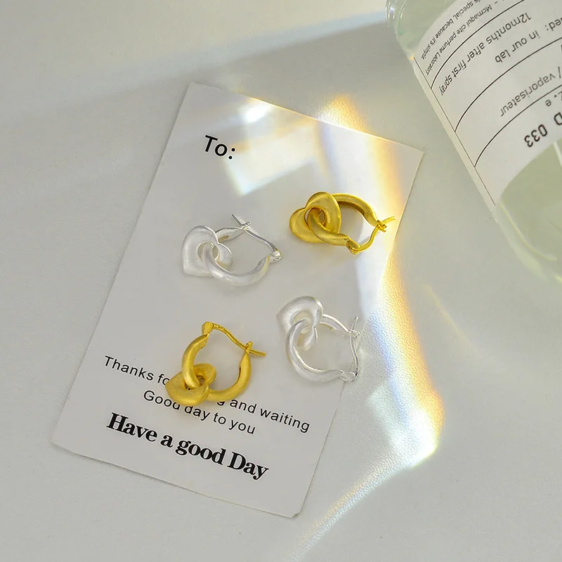 925 Sterling Silver Heart Hoop Earrings For Women Piercing Luxury Elegant High Quality Fine Jewelry Wholesale
925 Sterling Silver Heart Hoop Earrings For Women Piercing Luxury Elegant High Quality Fine Jewelry Wholesale