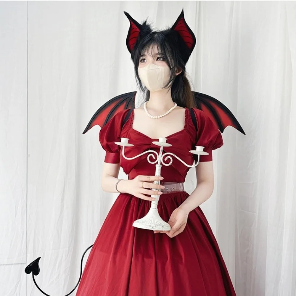 Bentable Halloween Costume Cosplay Props DIY 3D Bat-like Ears Furry Transparent Belt Devil's Sweetheart Tail
Bentable Halloween Costume Cosplay Props DIY 3D Bat-like Ears Furry Transparent Belt Devil's Sweetheart Tail