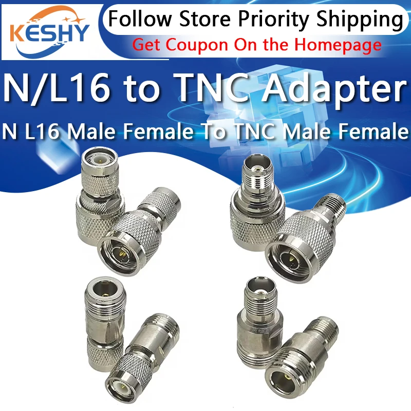 1-10PCS L16 N Male Female To TNC Male Female Straight Connector Adapter L16 N To TNC Male Female Coax Brass Nickel Plated
1-10PCS L16 N Male Female To TNC Male Female Straight Connector Adapter L16 N To TNC Male Female Coax Brass Nickel Plated