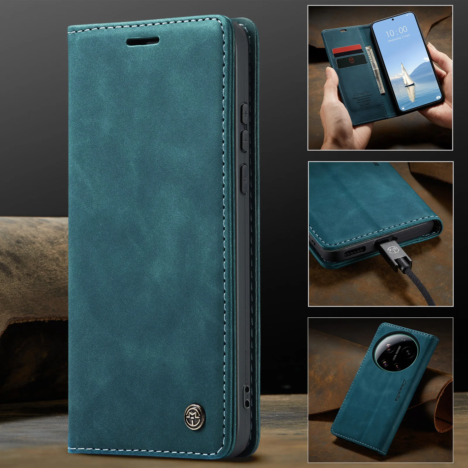 CaseMe-013 Retro Luxury Flip Case For Xiaomi Mi 17/17Ultra, Business Magnetic Wallet PU Leather Case Stand Cover Card Pocket
CaseMe-013 Retro Luxury Flip Case For Xiaomi Mi 17/17Ultra, Business Magnetic Wallet PU Leather Case Stand Cover Card Pocket