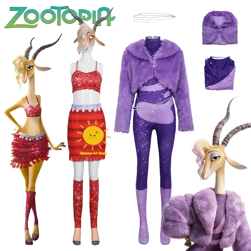❤️❤️❤️Beast Kingdom Zootopia 2 Cosplay Gazelle Cosplay Costumes Vest Skirt suit Gazelle Sutis Halloween Carnival Cos Adult❤️⭐️❤️
❤️❤️❤️Beast Kingdom Zootopia 2 Cosplay Gazelle Cosplay Costumes Vest Skirt suit Gazelle Sutis Halloween Carnival Cos Adult❤️⭐️❤️