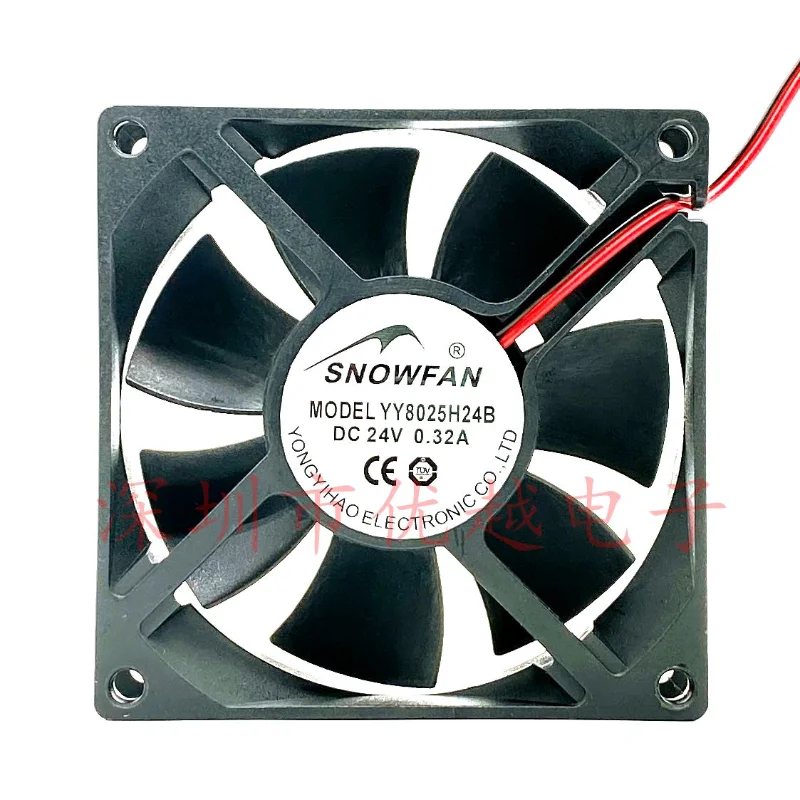 New CPU Cooling Fan for SNOWFAN YY8025H24B 24V 8cm 8025 double ball industrial equipment Cooler Fan 80*80*25MM
New CPU Cooling Fan for SNOWFAN YY8025H24B 24V 8cm 8025 double ball industrial equipment Cooler Fan 80*80*25MM