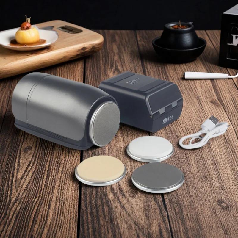Электрическая точилка для ножей GRINDER, 3000 мАч, зернистость 360, 600, 3000, 6000 # Профессиональный бриллиантовый полировальный кухонный нож
Электрическая точилка для ножей GRINDER, 3000 мАч, зернистость 360, 600, 3000, 6000 # Профессиональный бриллиантовый полировальный кухонный нож