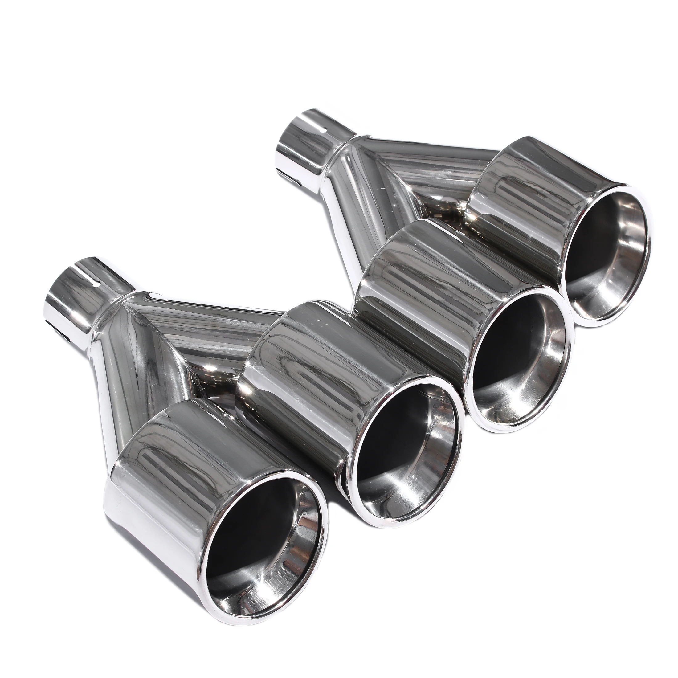 Exhaust Tip Y-Pipe Pack of 2 Muffler Tips Stainless Steel Tail Pipe Car End Pipe Exhaust Tailpipe Stainless Steel
Exhaust Tip Y-Pipe Pack of 2 Muffler Tips Stainless Steel Tail Pipe Car End Pipe Exhaust Tailpipe Stainless Steel