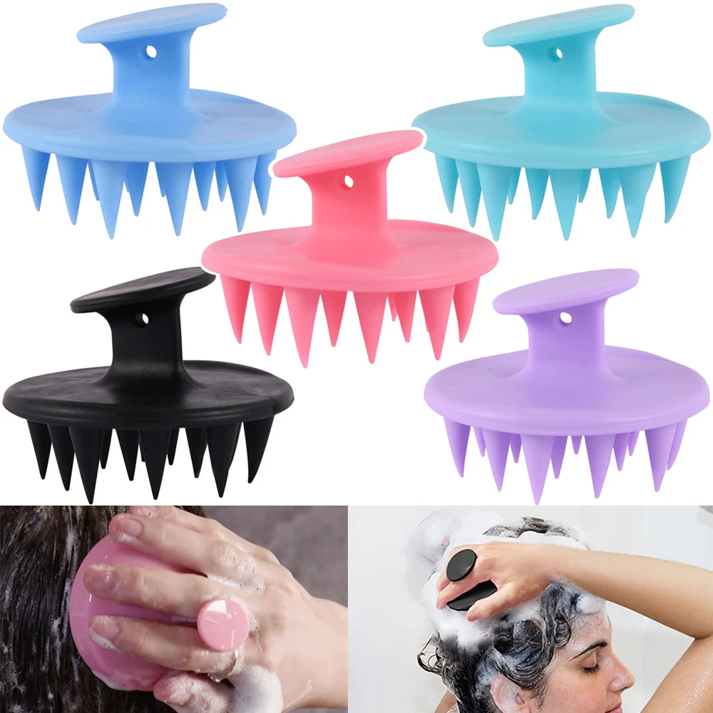 Silicone Shampoo Scalp Massager Comb Bath Shower Hair Brush Soft Massage Cleaning Hairdressing Wet&Dry Use Women Hair Care Tools
Silicone Shampoo Scalp Massager Comb Bath Shower Hair Brush Soft Massage Cleaning Hairdressing Wet&Dry Use Women Hair Care Tools