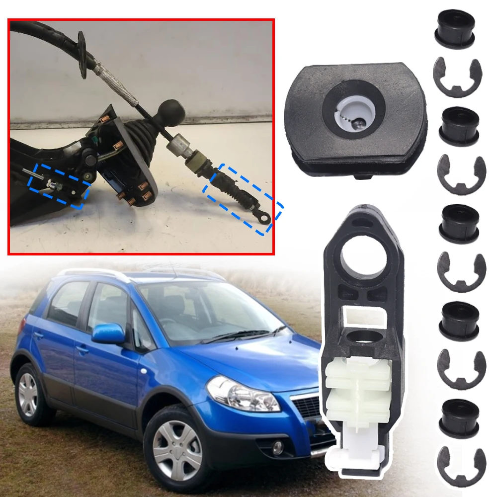12x Gear Shift Cable Linkage Bushing Connector Lever Adapter Selector Grommet for Fiat Sedici 2005-2010 Clip Repair Transmission
12x Gear Shift Cable Linkage Bushing Connector Lever Adapter Selector Grommet for Fiat Sedici 2005-2010 Clip Repair Transmission