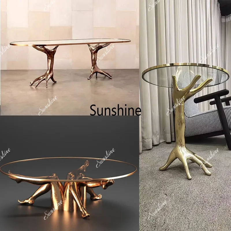 Special-shaped fiberglass creative beauty legs coffee table
Special-shaped fiberglass creative beauty legs coffee table