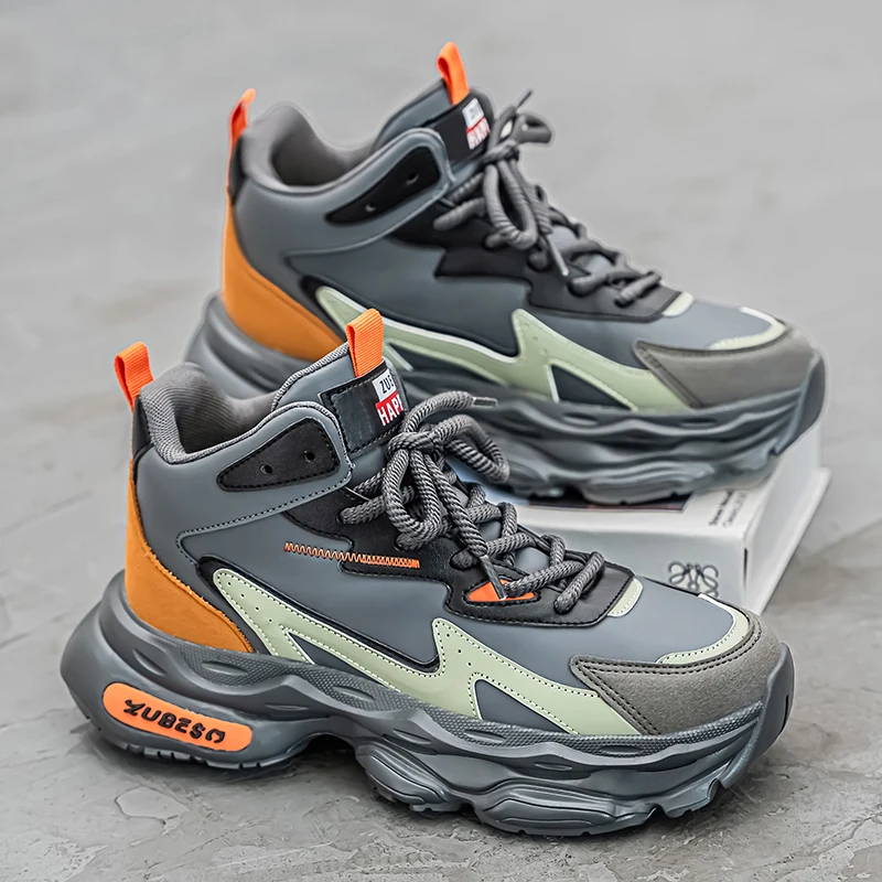 Easy-matching Casual Sports Shoes Shock-absorbing New Winter High Top Fashion Shoes Fashion Thick Soles Increase Daddy Shoes
Easy-matching Casual Sports Shoes Shock-absorbing New Winter High Top Fashion Shoes Fashion Thick Soles Increase Daddy Shoes