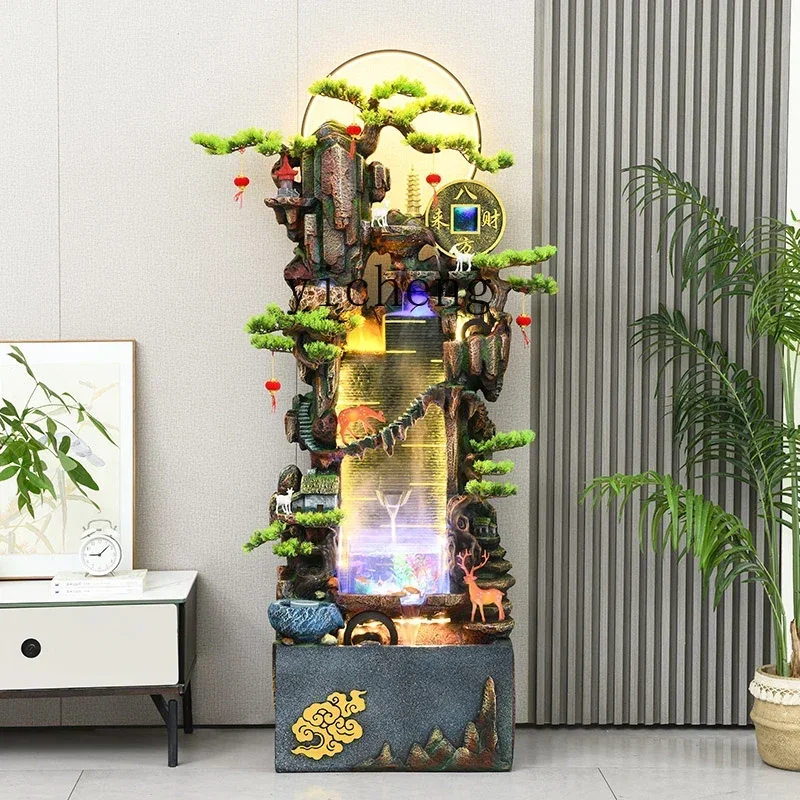 Y1 Chinese-style flowing water ornament circulating water living room fish tank feng shui wheel office landing
Y1 Chinese-style flowing water ornament circulating water living room fish tank feng shui wheel office landing