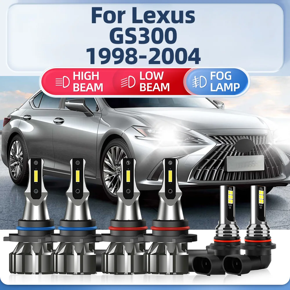 Car LED Headlight Bulbs 60000LM Auto Headlamps 6000K White Fog Lamps 12V For Lexus GS300 1998 1999 2000 2001 2002 2003 2004
Car LED Headlight Bulbs 60000LM Auto Headlamps 6000K White Fog Lamps 12V For Lexus GS300 1998 1999 2000 2001 2002 2003 2004