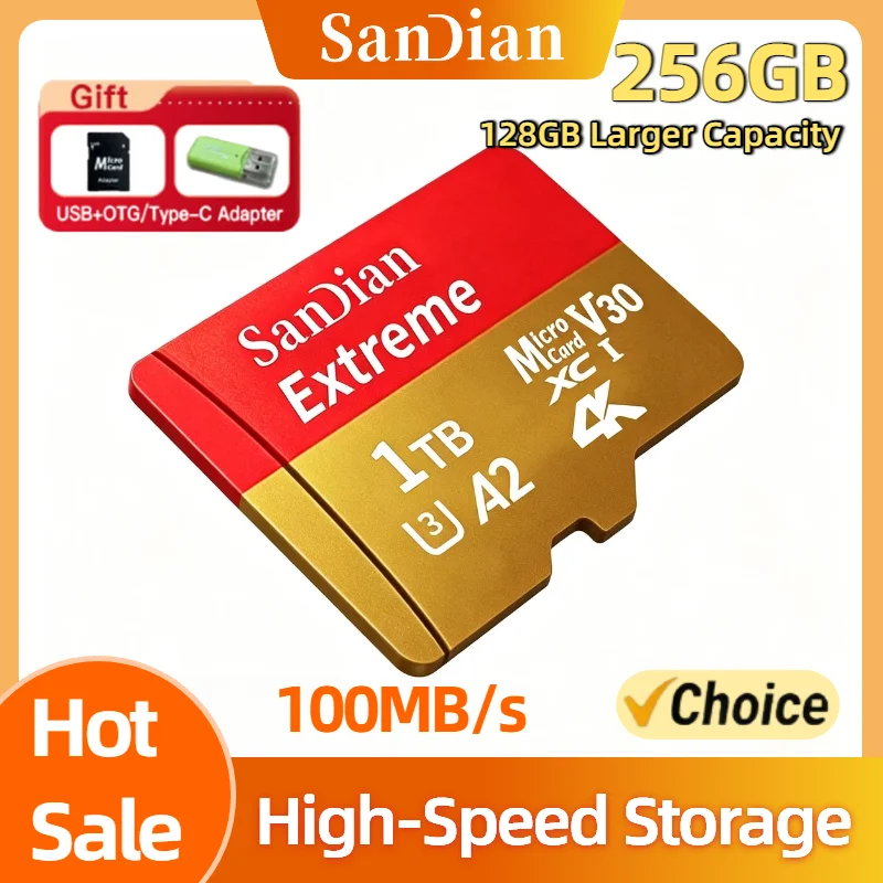 256GB For PC Smartphone Titan Micro TF SD SD Flash Cards Memory Card High Speed UHS 1 Class 10 Storage
256GB For PC Smartphone Titan Micro TF SD SD Flash Cards Memory Card High Speed UHS 1 Class 10 Storage