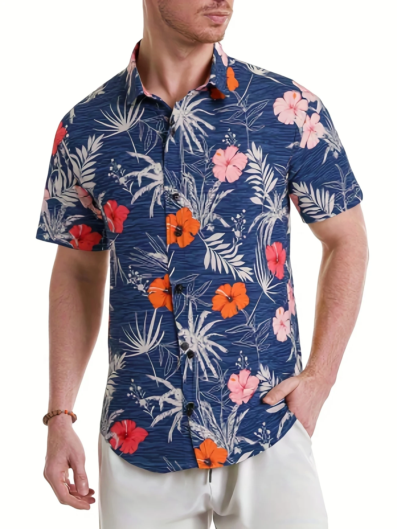 Men's Hawaiian Floral Print Casual Button Shirt Summer Short Sleeve Regular Woven Slight Stretch Plus Size Oversized Clothing
Men's Hawaiian Floral Print Casual Button Shirt Summer Short Sleeve Regular Woven Slight Stretch Plus Size Oversized Clothing