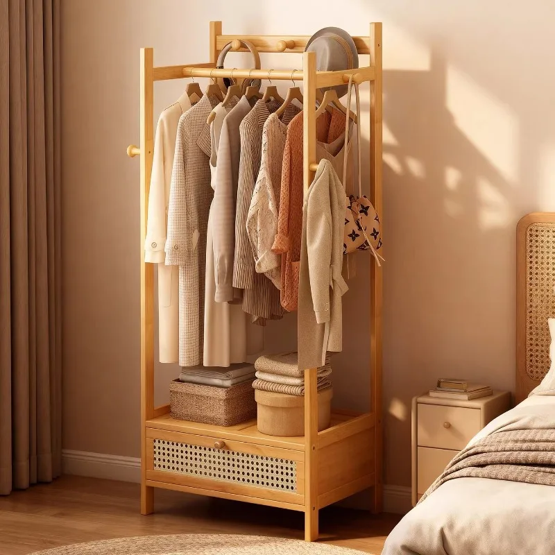 Coat rack Bedroom floor-to-ceiling hanger Household multi-functional shelf Room simple modern clothes rack
Coat rack Bedroom floor-to-ceiling hanger Household multi-functional shelf Room simple modern clothes rack