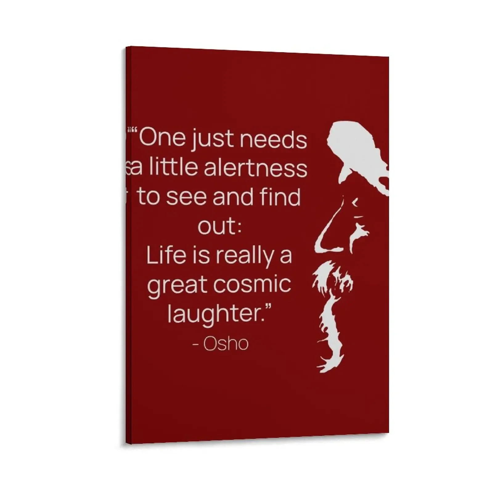 Osho - Life is really a great cosmic laughter - text design Canvas Painting bedrooms decorations Decorative prints wall painting
Osho - Life is really a great cosmic laughter - text design Canvas Painting bedrooms decorations Decorative prints wall painting