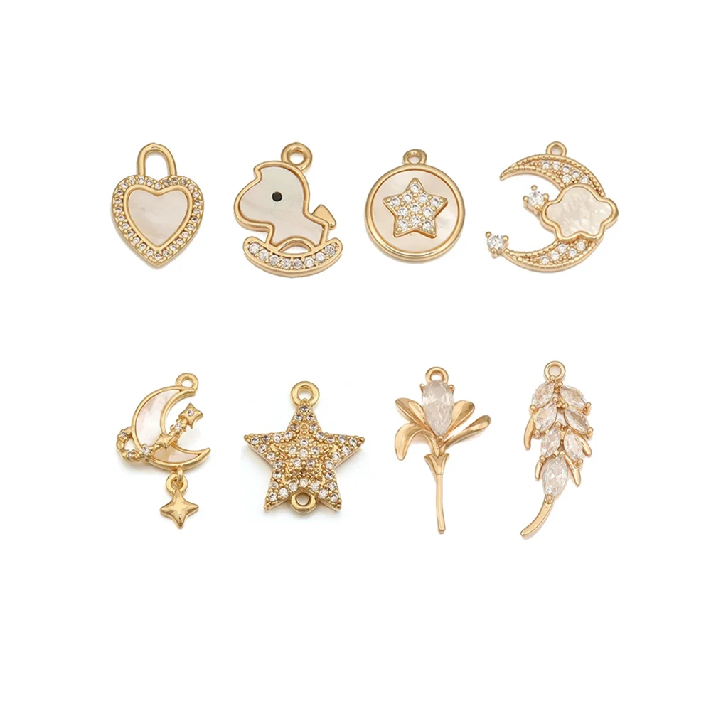 Cordial Design 40Pcs Necklace Accessories/CZ Charms/Hand Made/DIY Pendant/Natural Shell Effect/Jewelry Findings & Components
Cordial Design 40Pcs Necklace Accessories/CZ Charms/Hand Made/DIY Pendant/Natural Shell Effect/Jewelry Findings & Components
