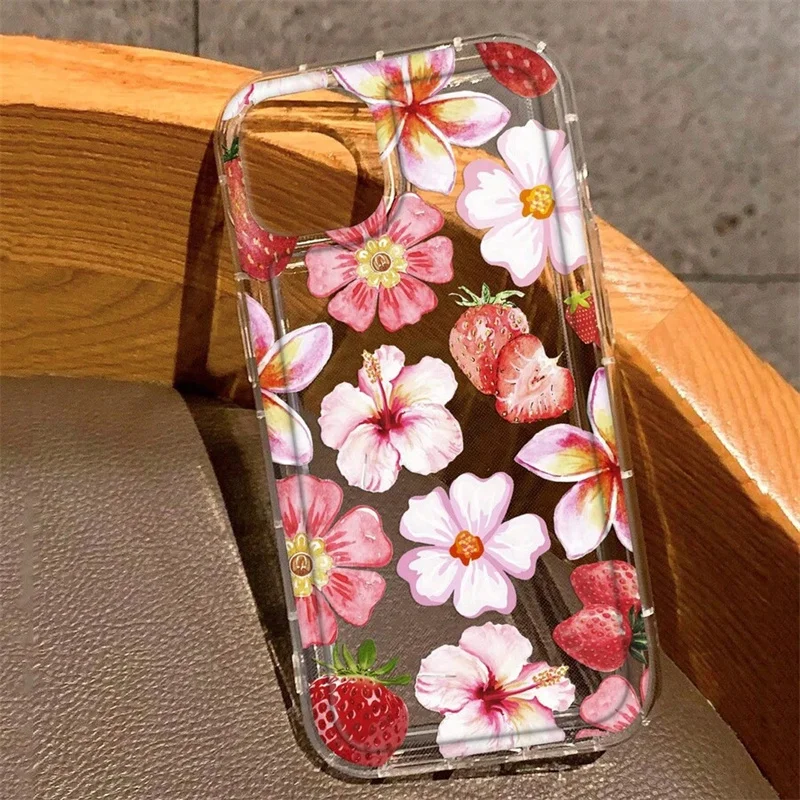 Floral & Strawberries Pattern Soft Phone Case for Xiaomi Mi 14 13 13T 12 12T 11 Lite Poco X6 X3 F5 Pro Shockproof Clear Cover
Floral & Strawberries Pattern Soft Phone Case for Xiaomi Mi 14 13 13T 12 12T 11 Lite Poco X6 X3 F5 Pro Shockproof Clear Cover