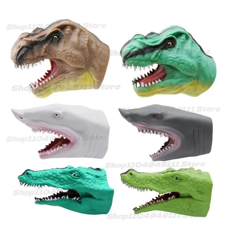 Hand Puppet Toys Realistic Latex Simulation Animal Dinosaur Shark Children Halloween Cosplay Toys Props Story Telling
Hand Puppet Toys Realistic Latex Simulation Animal Dinosaur Shark Children Halloween Cosplay Toys Props Story Telling
