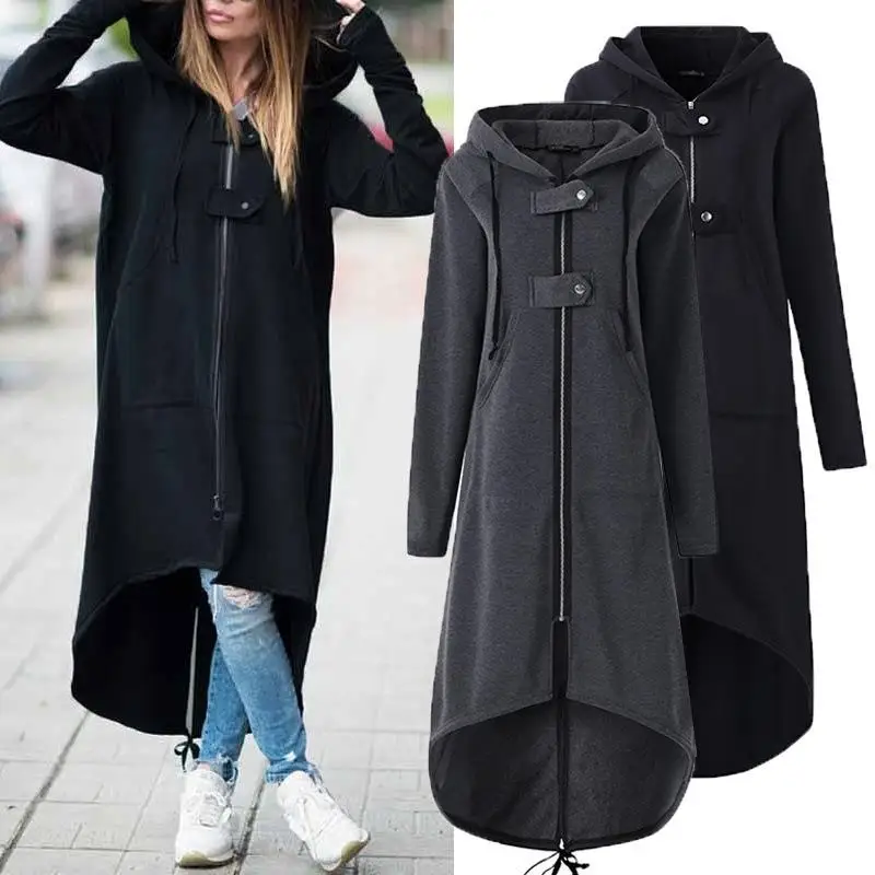 New Wish Fleece Hooded Sweatshirt Long Zipper Windbreaker Women's Casual Comfortable Outerwear Winter Season Print Design
New Wish Fleece Hooded Sweatshirt Long Zipper Windbreaker Women's Casual Comfortable Outerwear Winter Season Print Design
