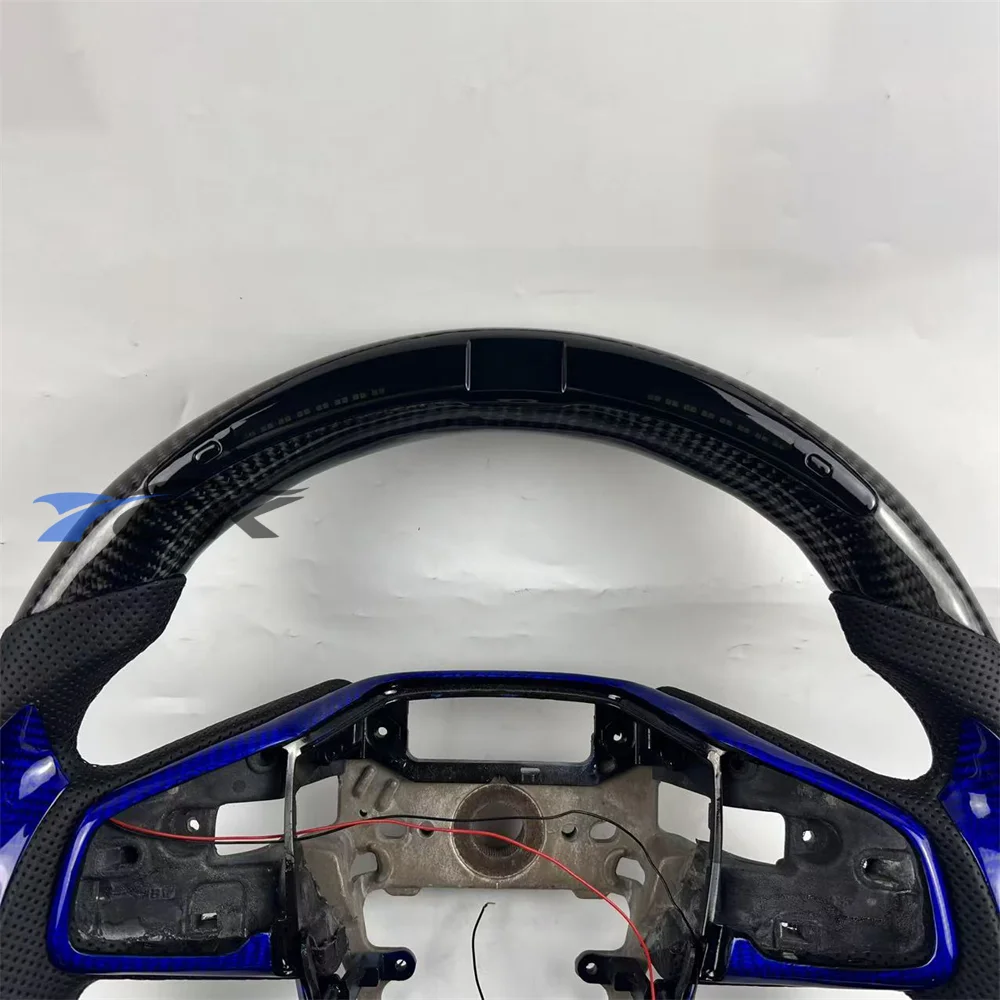 Led Steering Wheel Upgrade Fit for 2016-2021 Honda Civic Customized Carbon Fiber Black Leather Automotive parts replacement
Led Steering Wheel Upgrade Fit for 2016-2021 Honda Civic Customized Carbon Fiber Black Leather Automotive parts replacement