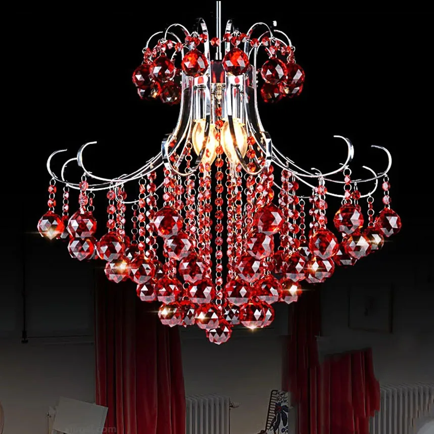 Purple Red Crystal Chandelier French Luxury LED Ceiling Light European Design Living Room Bedroom Home Decoration Pendent Lamp
Purple Red Crystal Chandelier French Luxury LED Ceiling Light European Design Living Room Bedroom Home Decoration Pendent Lamp