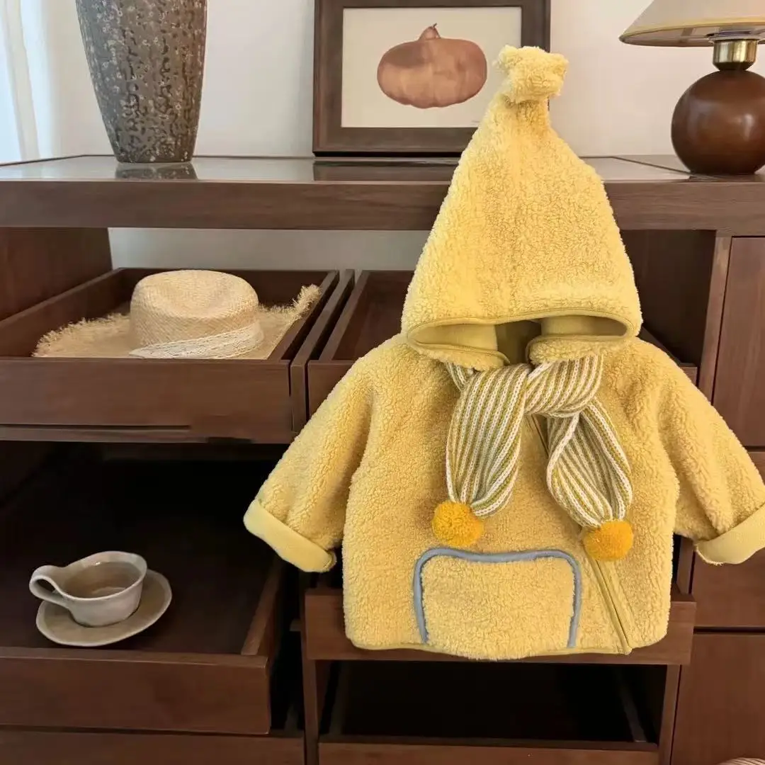 Girls Winter 2025 New Cute Childrens Baby Solid Color Fashion Hooded Cotton Thick Cotton Jacket Top
Girls Winter 2025 New Cute Childrens Baby Solid Color Fashion Hooded Cotton Thick Cotton Jacket Top