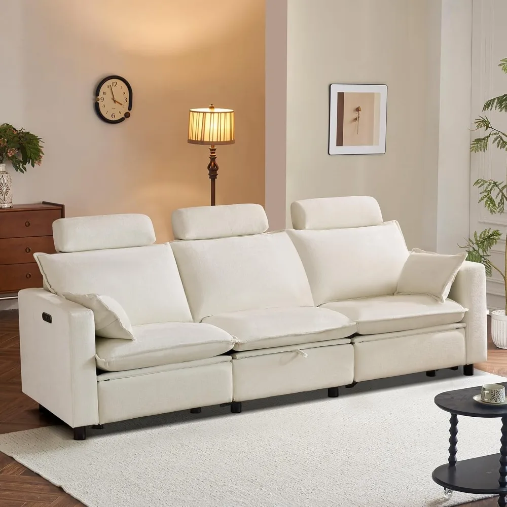 Comfy Cloud Couch – Chenille Electric Reclining Sofa with Adjustable Headrest, Modern Power Recliner with Middle Storage
Comfy Cloud Couch – Chenille Electric Reclining Sofa with Adjustable Headrest, Modern Power Recliner with Middle Storage