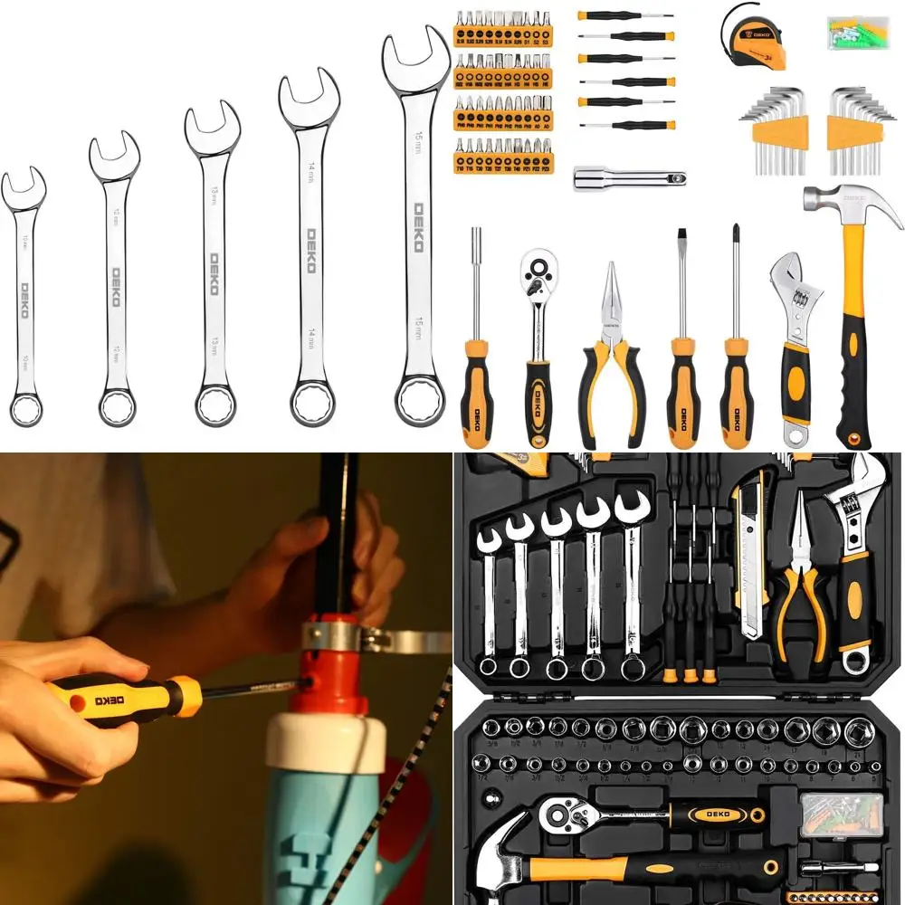 Полный набор инструментов для дома и ремонта автомобилей из 158 предметов с портативным пластиковым кейсом для хранения
Полный набор инструментов для дома и ремонта автомобилей из 158 предметов с портативным пластиковым кейсом для хранения