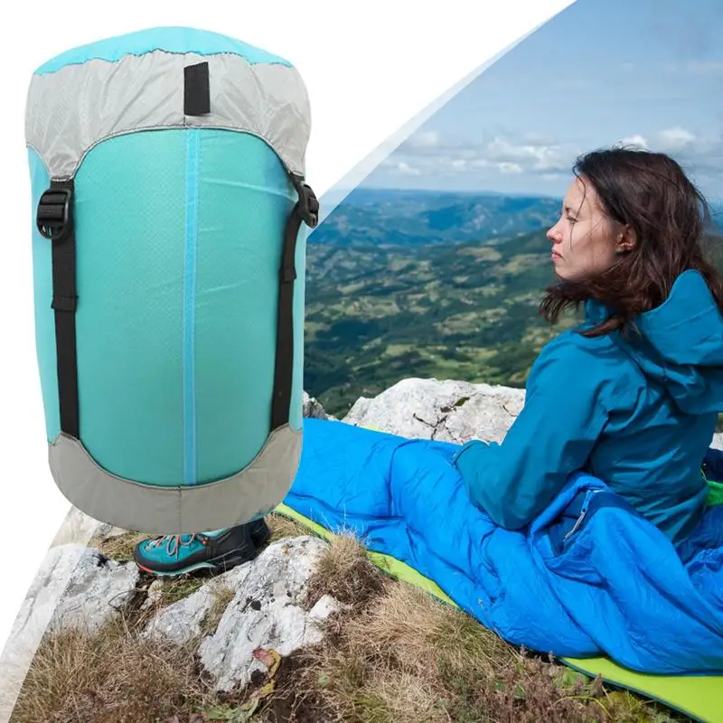Compression Sacks For Travel Outdoor Nylon Stuff Sacks Compression Bags Multi-Purpose Anti-Tear Waterproof Sleeping Bags Packing
Compression Sacks For Travel Outdoor Nylon Stuff Sacks Compression Bags Multi-Purpose Anti-Tear Waterproof Sleeping Bags Packing