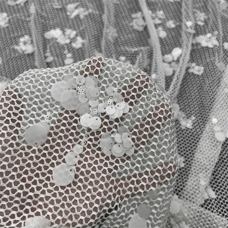 New honeycomb hole sequin mesh fabric, used for stage costumes, performance costumes, bags, and DIY sewing fabric
New honeycomb hole sequin mesh fabric, used for stage costumes, performance costumes, bags, and DIY sewing fabric