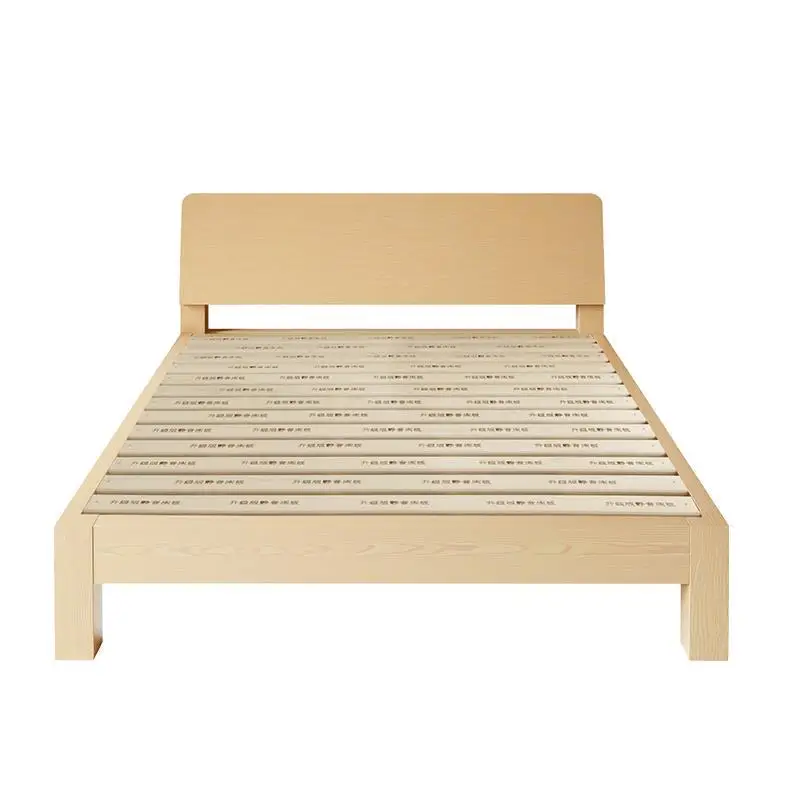 Solid wood bed 1.8 meters silent double bed modern simple rental room small apartment 1.2m 1.5 single bed rack
Solid wood bed 1.8 meters silent double bed modern simple rental room small apartment 1.2m 1.5 single bed rack