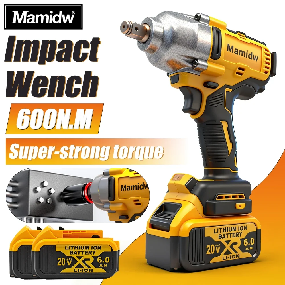 1/2" Brushless Impact Wrench for DEWALT 20V MAX (Tool Only) | 1200N·m High Torque, 3-Speed & LED Light | Ideal Gift for Car Enth
1/2" Brushless Impact Wrench for DEWALT 20V MAX (Tool Only) | 1200N·m High Torque, 3-Speed & LED Light | Ideal Gift for Car Enth