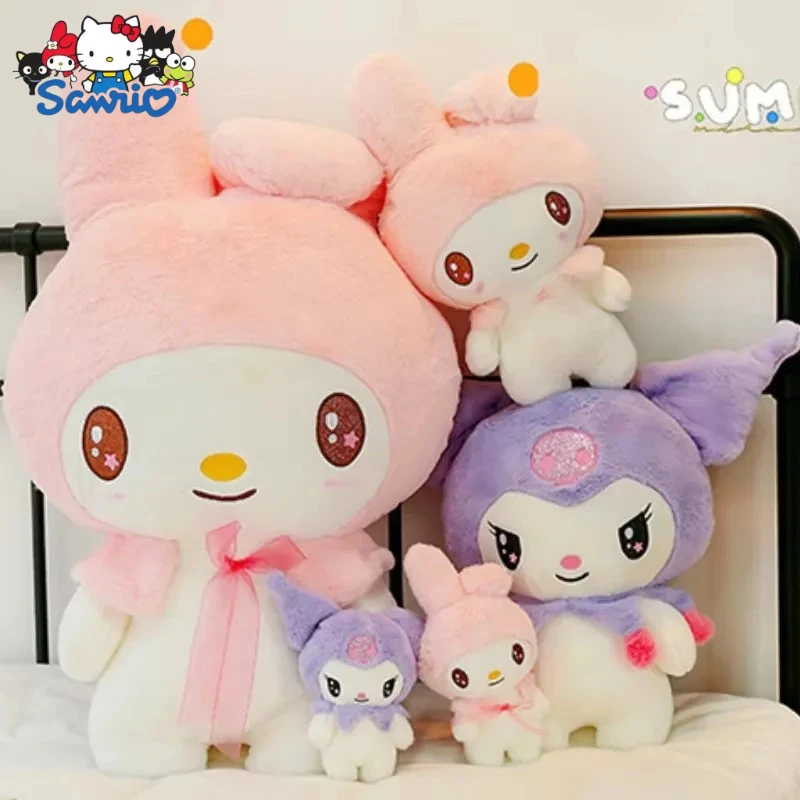 Sanrio большого размера 80 см Kuromi My Melody мультфильм аниме плюшевые куклы плюшевые украшения для куклы детский праздничный подарок
Sanrio большого размера 80 см Kuromi My Melody мультфильм аниме плюшевые куклы плюшевые украшения для куклы детский праздничный подарок